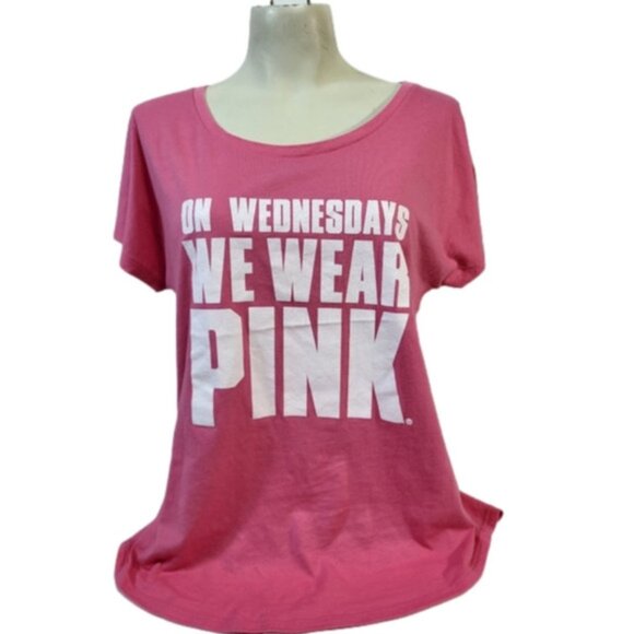 Tops - Mean Girls Pink inchOn Wednesdays We Wear Pinkinch T-Shirt